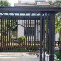 Classical Outside WATERROOF Garden Aluminum Pergola with shadows or printscreen